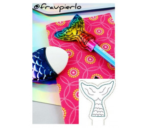 Stickdatei - ITH Stifteaufsatz Monster